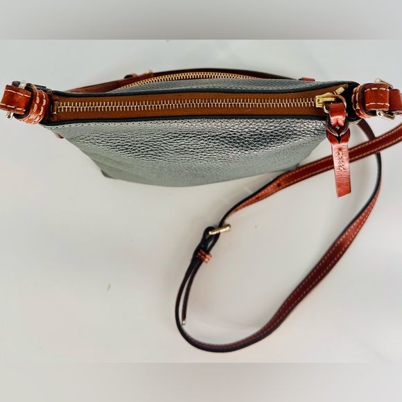 Dooney & Bourke Navy Leather Crossbody Bag - Picture 7 of 15